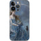 Fairy with Black Cat Sitting on Moon by Nene Thomas iPhone 14 Pro Skin